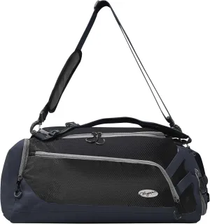 Olympia U.S.A. Blitz 22" Convertible Gym Duffel W/Backpack Straps Duffel Bag, BLACK NAVY