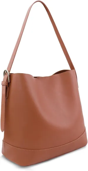 ORAD Bucket Bag,Women's Satchel Handbags Trendy,Leather Shoulder Purses for Women,Adjustable Strap