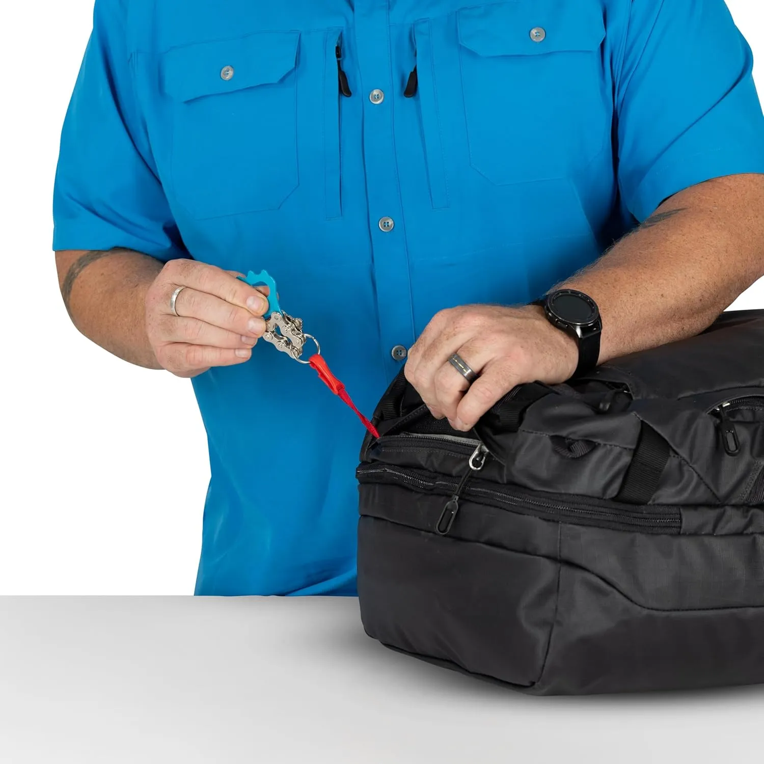 Osprey Transporter Squffel - Durable, Square Split Travel Duffel Bag