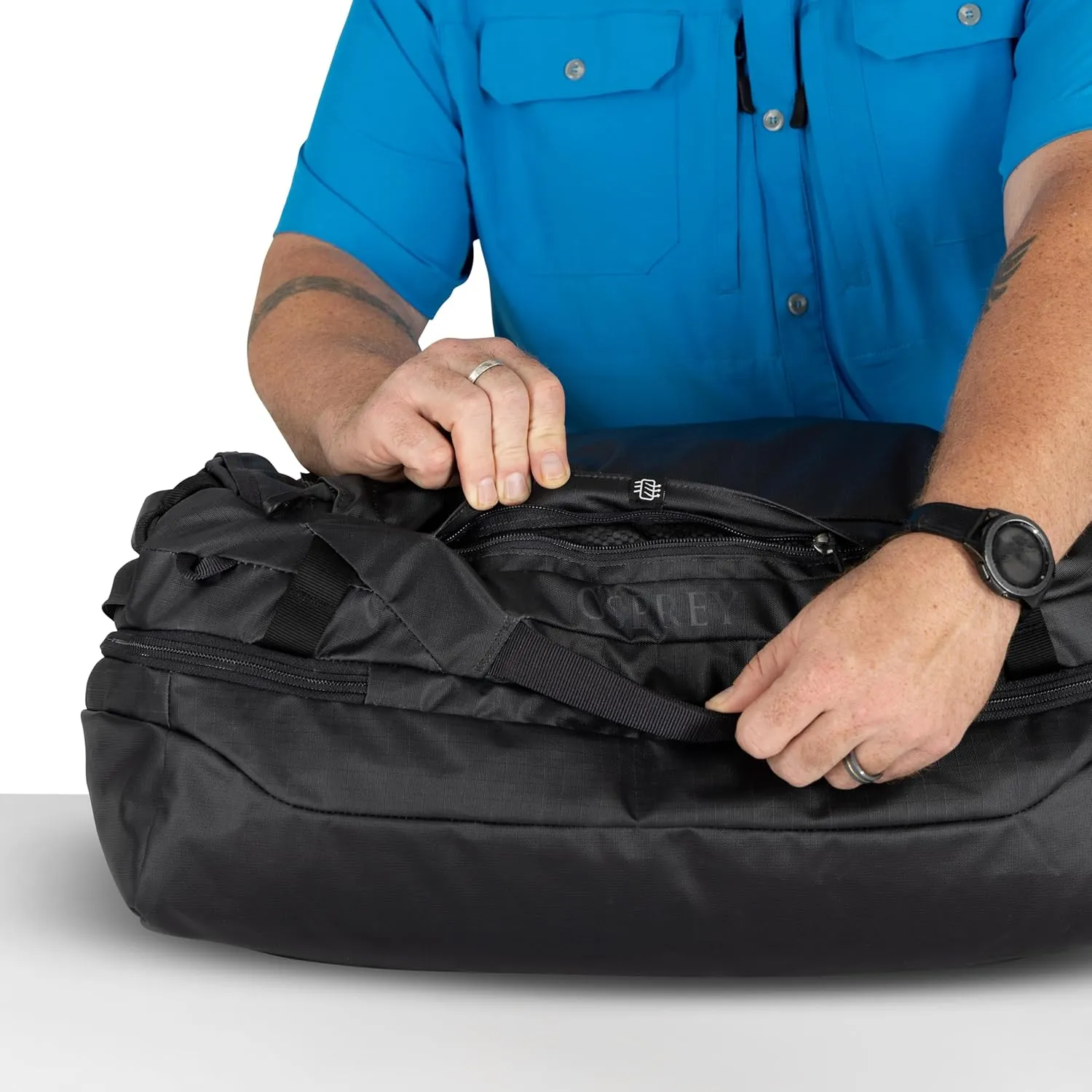 Osprey Transporter Squffel - Durable, Square Split Travel Duffel Bag