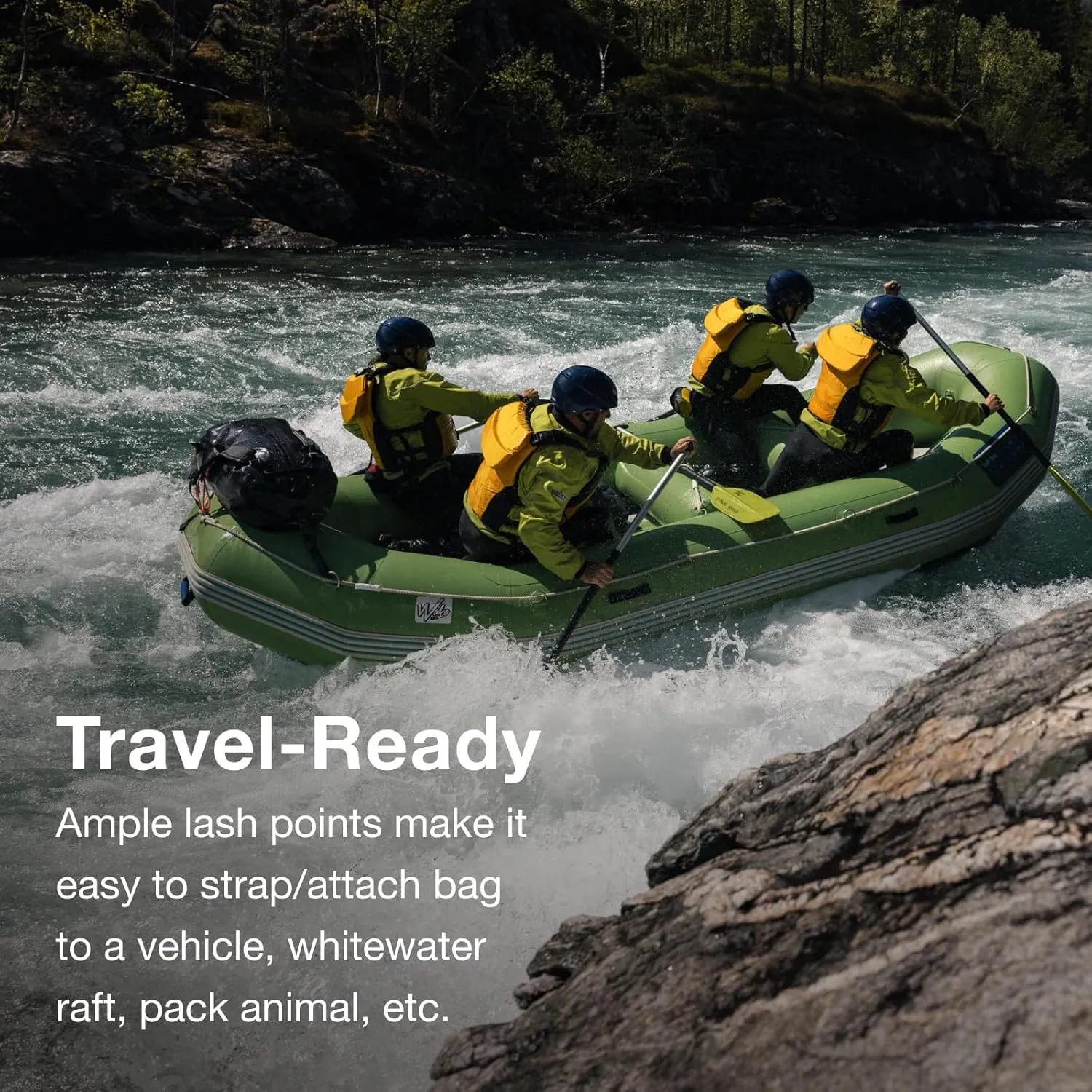 Osprey Transporter Waterproof 100L Duffel Bag, Tunnel Vision Grey