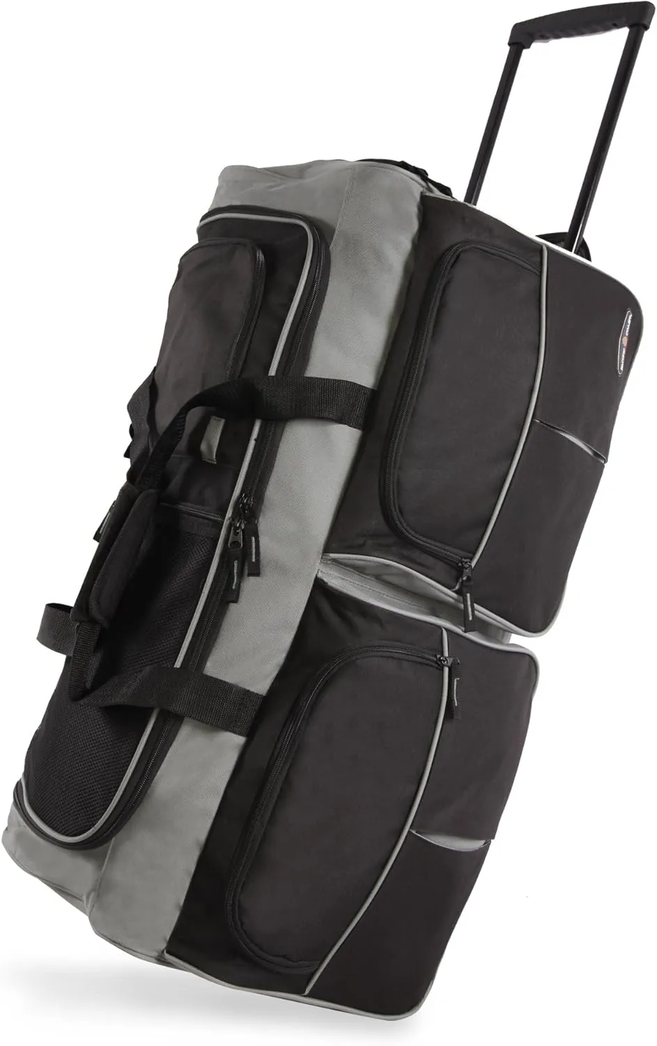 Pacific Coast Signature 30" Large Rolling Duffel Bag, Black, One Size