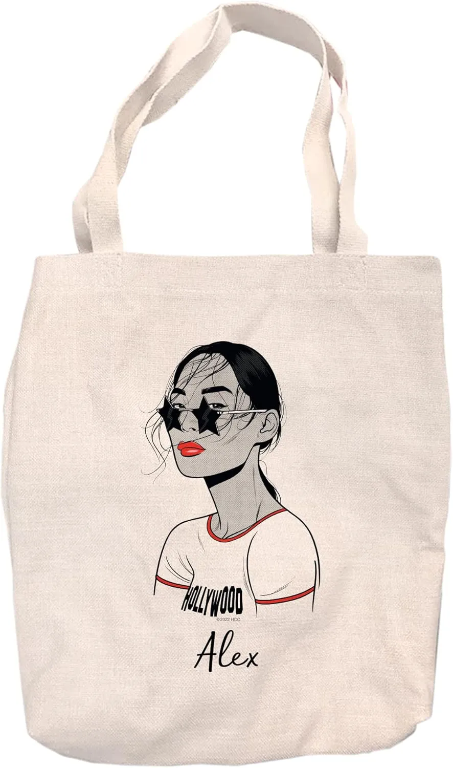 Pattern Pop - Personalized Bridesmaid Tote Bag-Graphic Canvas Tote Bag- Personalized Carry- All Great for Gifting- 14.5”x16”