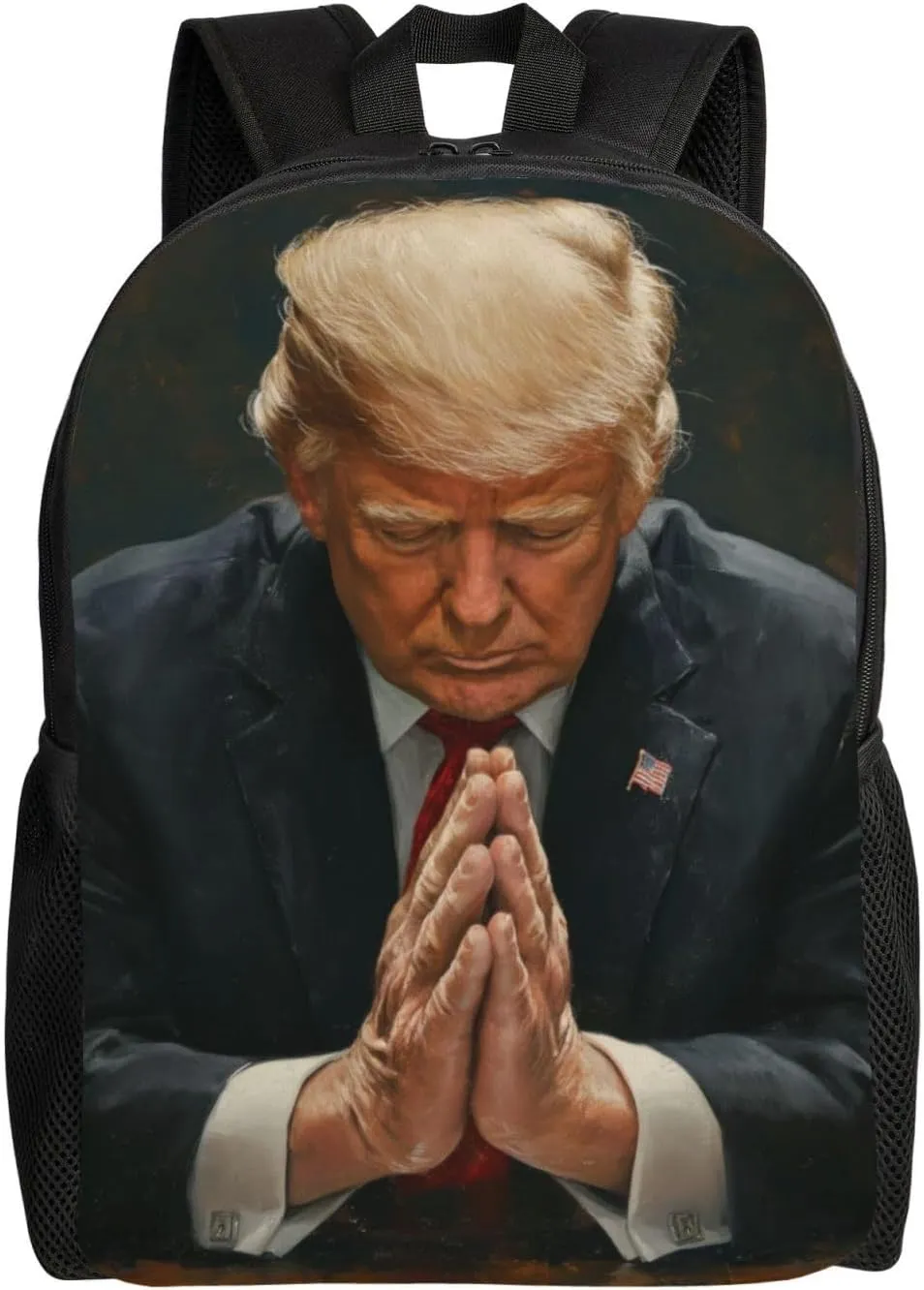 Pray Trump Backpack Waterproof Anti Theft Durable Light Laptop Bag Backpacks For Women Men Travel Gym Backpack