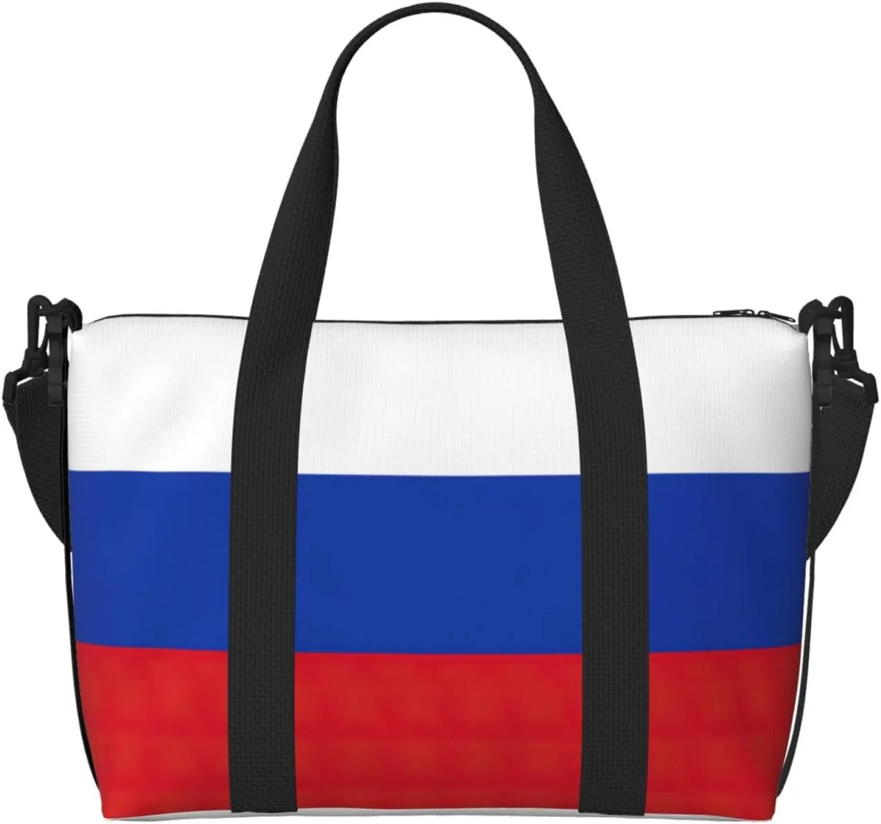 Russian Flag Duffel Bags for Traveling, Lightweight Personal Item Travel Bags for Women, Gym Bags for Men