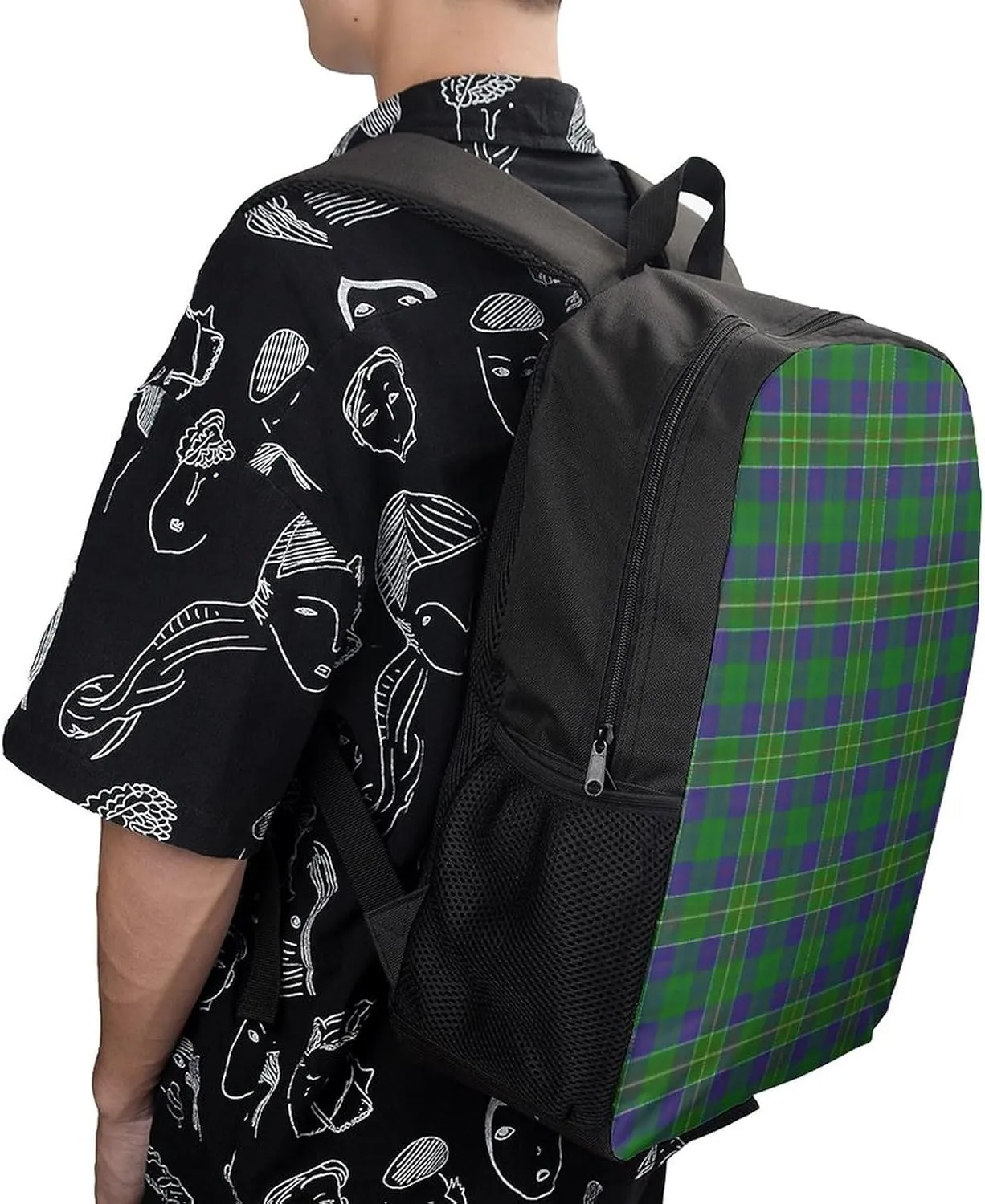 Scottish Clan Hunter Backpack Lightweight Waterproof Backpacks Laptop Backpack for Unisex