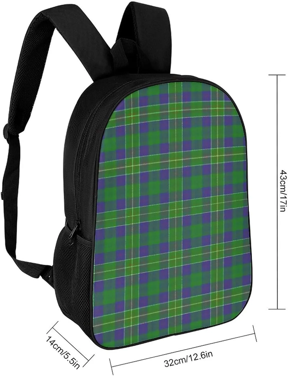 Scottish Clan Hunter Backpack Lightweight Waterproof Backpacks Laptop Backpack for Unisex
