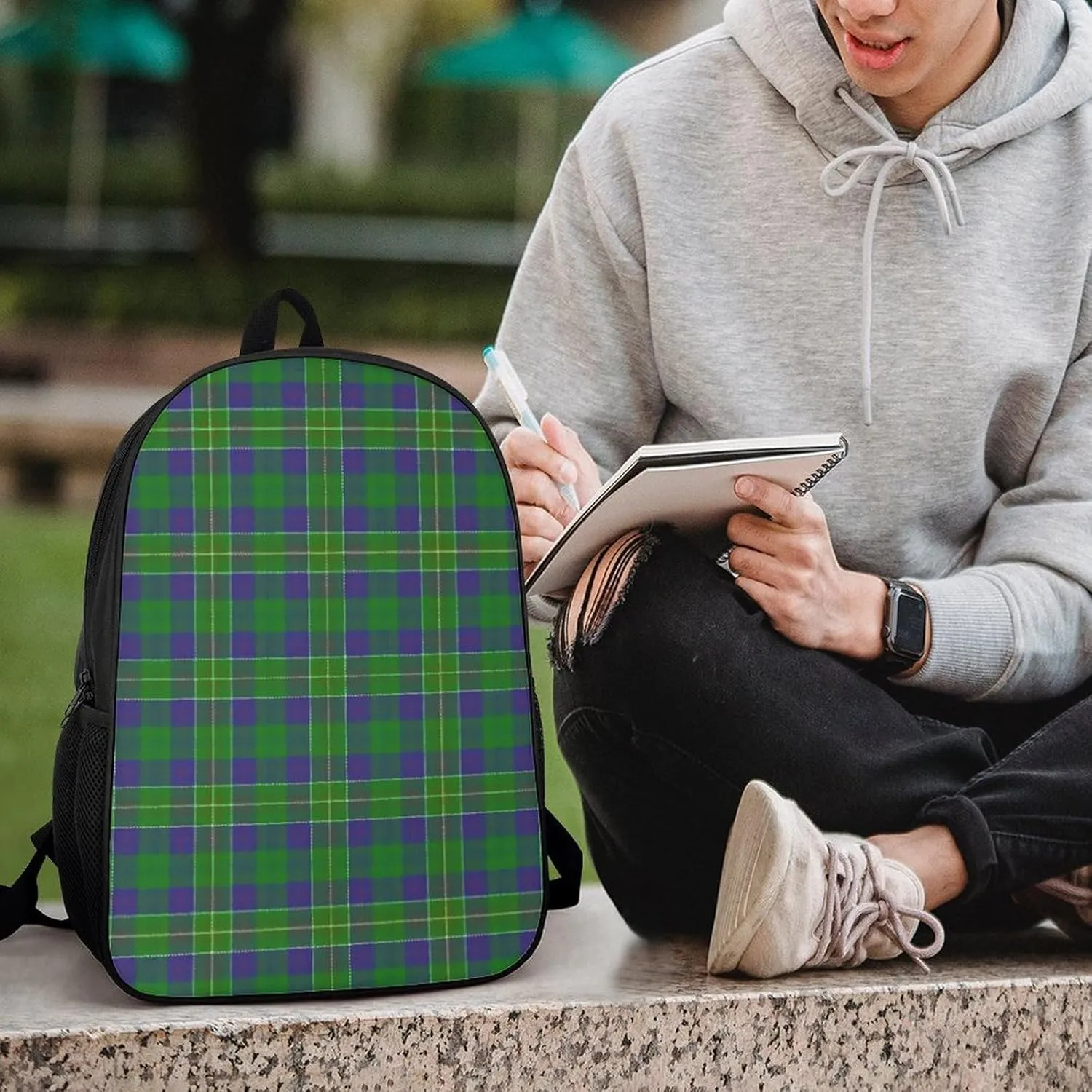 Scottish Clan Hunter Backpack Lightweight Waterproof Backpacks Laptop Backpack for Unisex