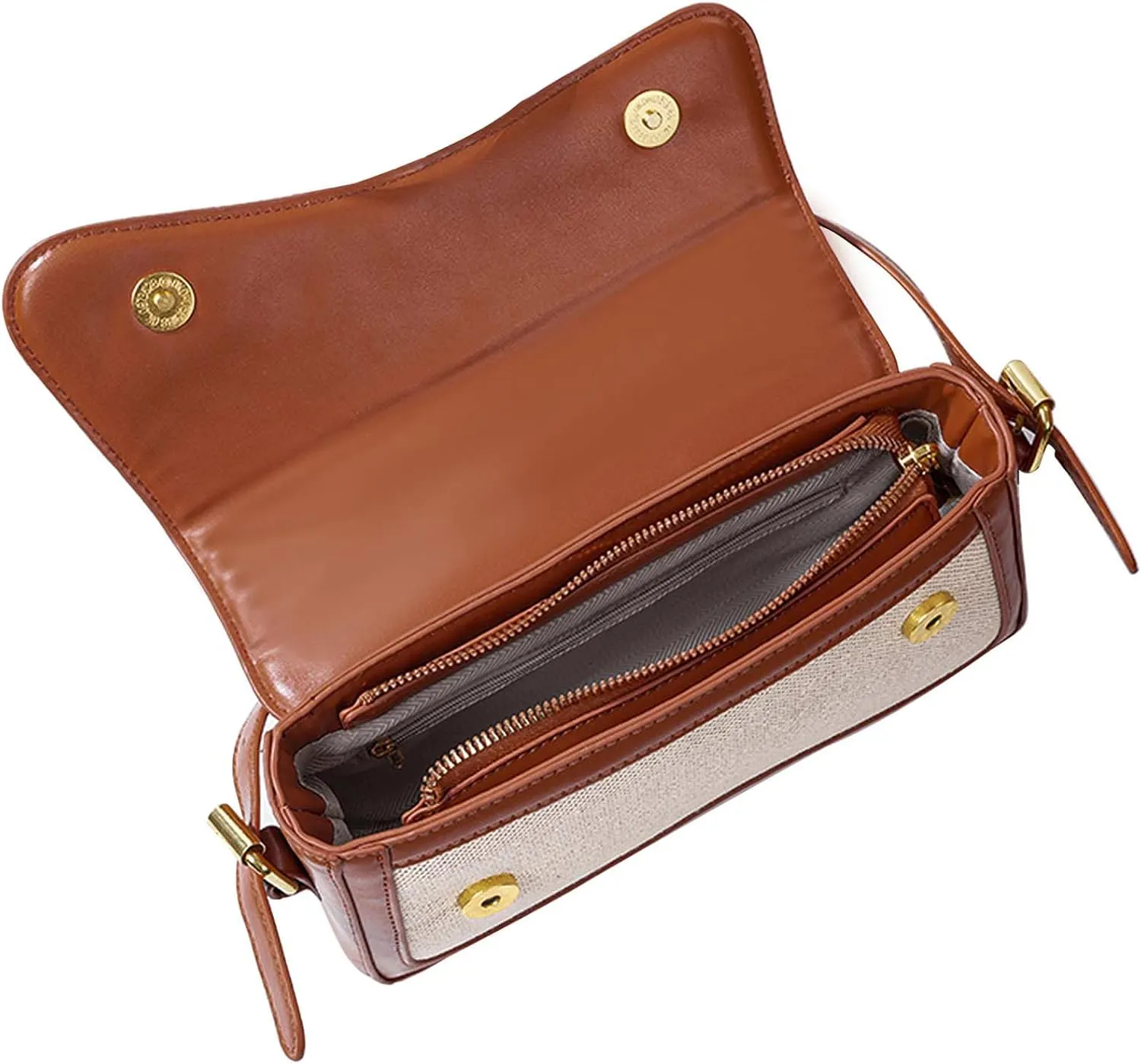 Shoulder Bag for Women Y2K Trendy Purse Vegan Leather Hobo Handbags Clutch Saddle Bag with 2 Removable Strap