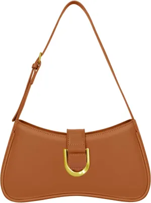 Shoulder Bag for Women Y2K Trendy Underarm Purse， Vegan Leather Clutch Hobo Handbags