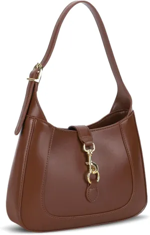 Shoulder Bag Small Shoulder Purses Adjustable Strap Vegan Leather Cute Trendy Hobo Handbags for Women