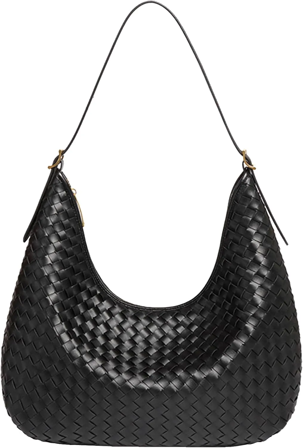 Shoulder Handbags Shoulder Bag for Women Totes Woven Vegan Leather Bag Hand Bag Working Lightweight Bags With Zipper