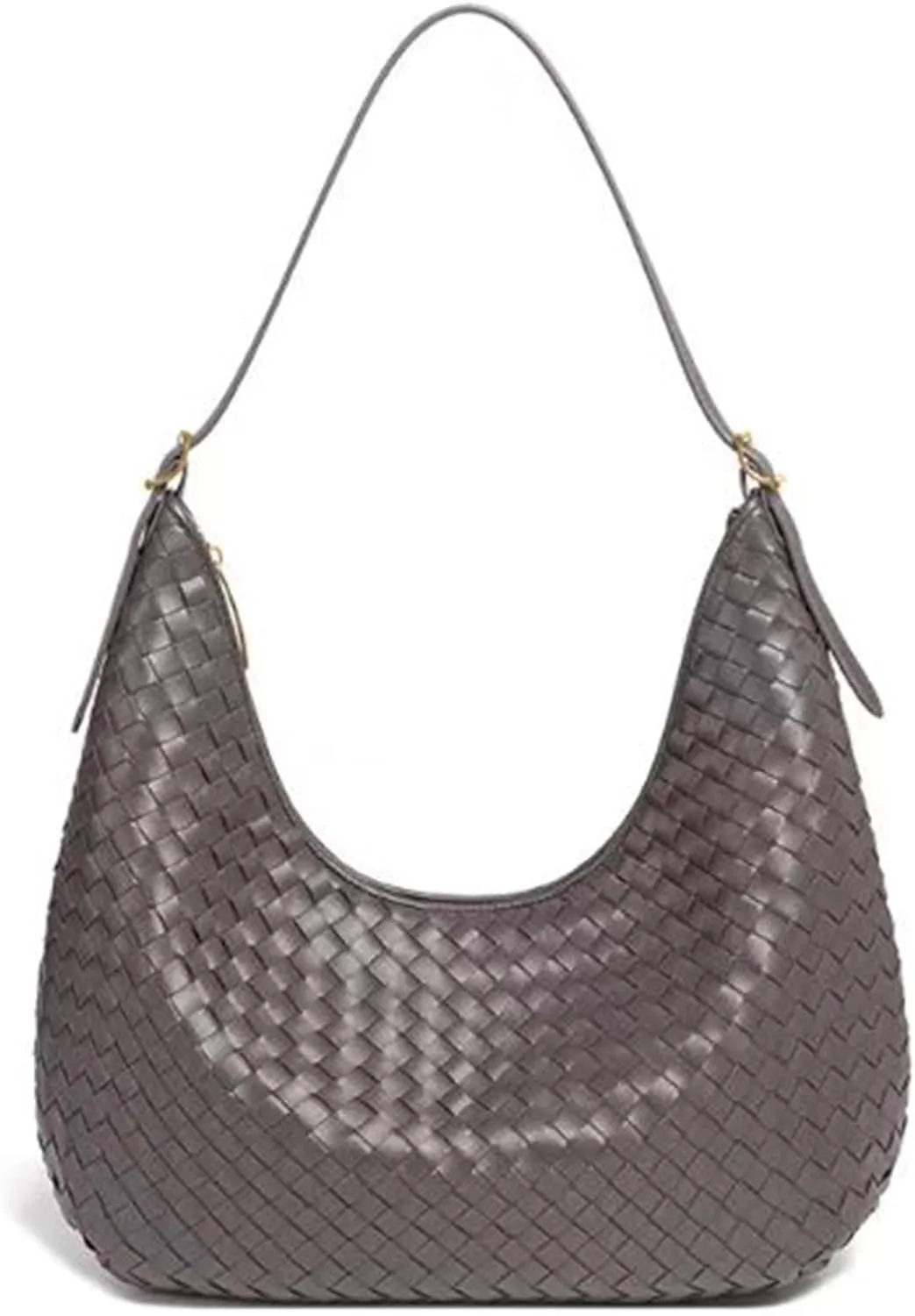 Shoulder Handbags Shoulder Bag for Women Totes Woven Vegan Leather Bag Hand Bag Working Lightweight Bags With Zipper
