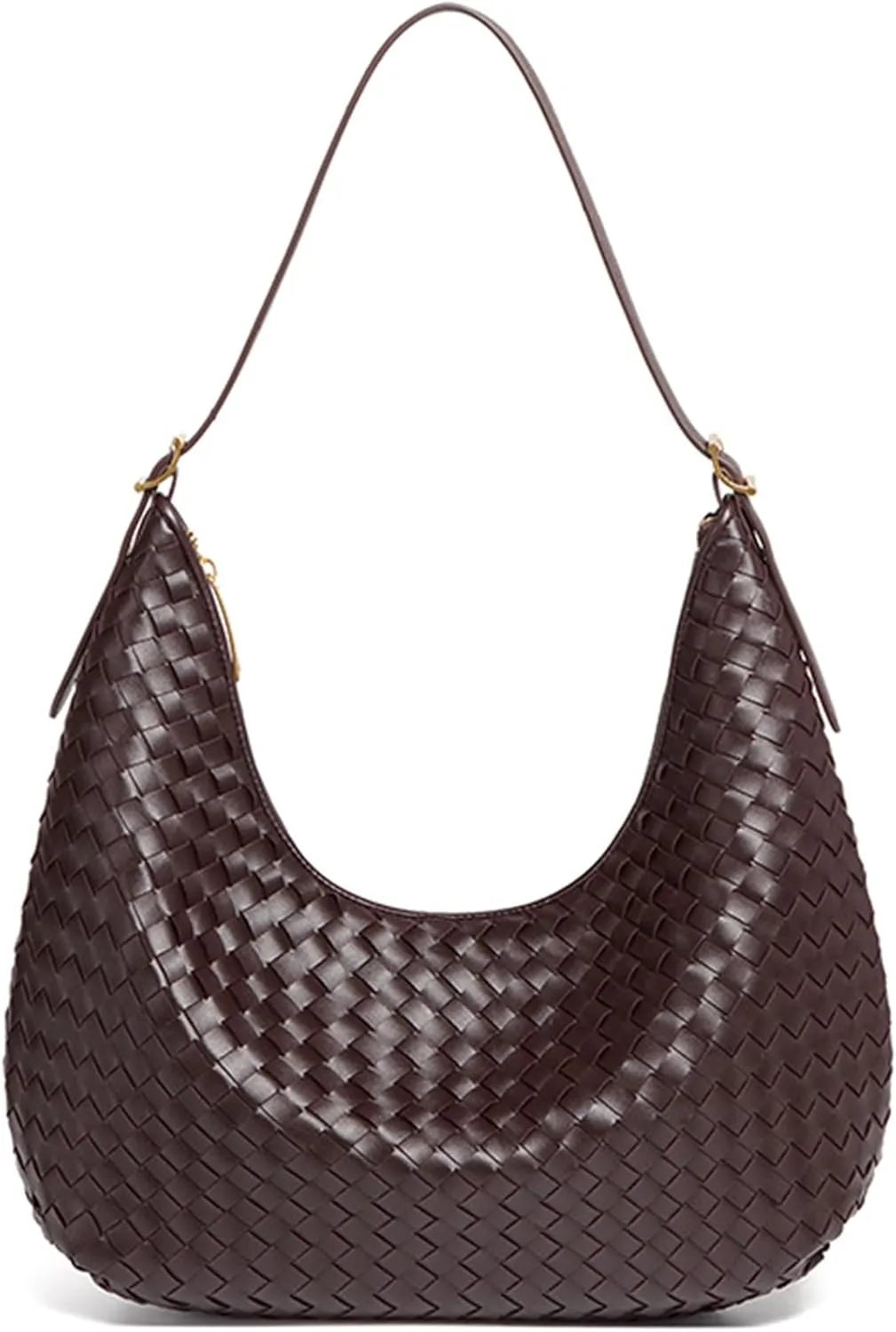 Shoulder Handbags Shoulder Bag for Women Totes Woven Vegan Leather Bag Hand Bag Working Lightweight Bags With Zipper