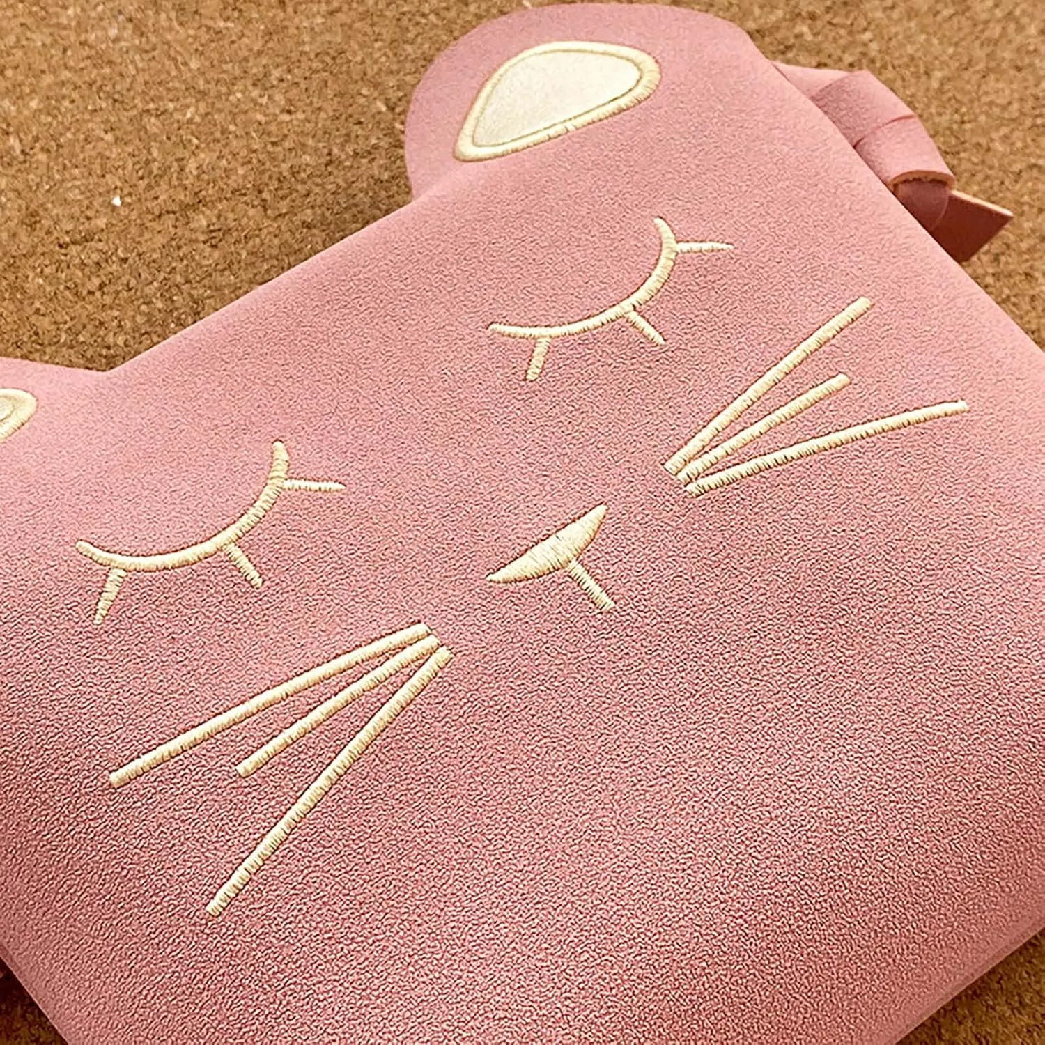 Shoulder Purse Handbag for Women Small Size Fashionable Funny Personality Rainbow Cute Embroidered Cat Messenger