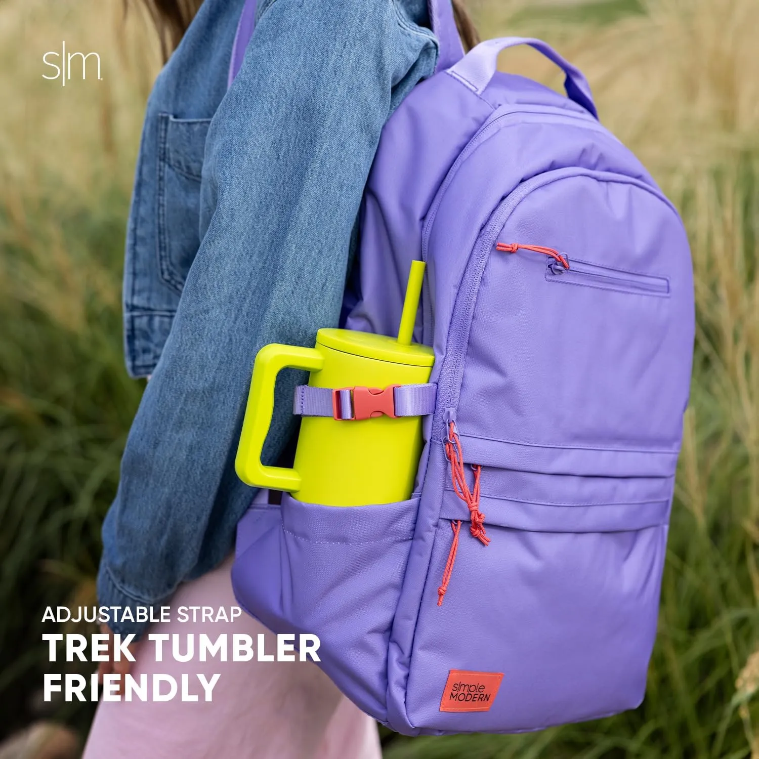 Simple Modern Ellis Backpack for School | Elementary Middle and High School Bookbag for Kids and Teens | Girls and Boys | Dude Perfect Classic Logo