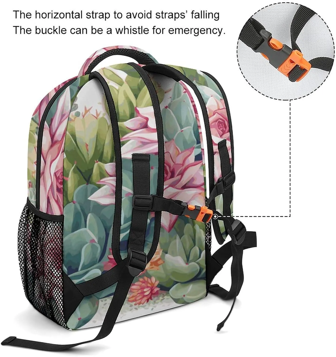 Small Backpacks Personalized Colorful Green Printing Travel Bag Lightweight Travel Backpack For Women Men
