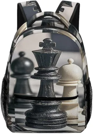 Small Backpacks Personalized Draughts Printing Travel Bag Lightweight Travel Backpack For Women Men
