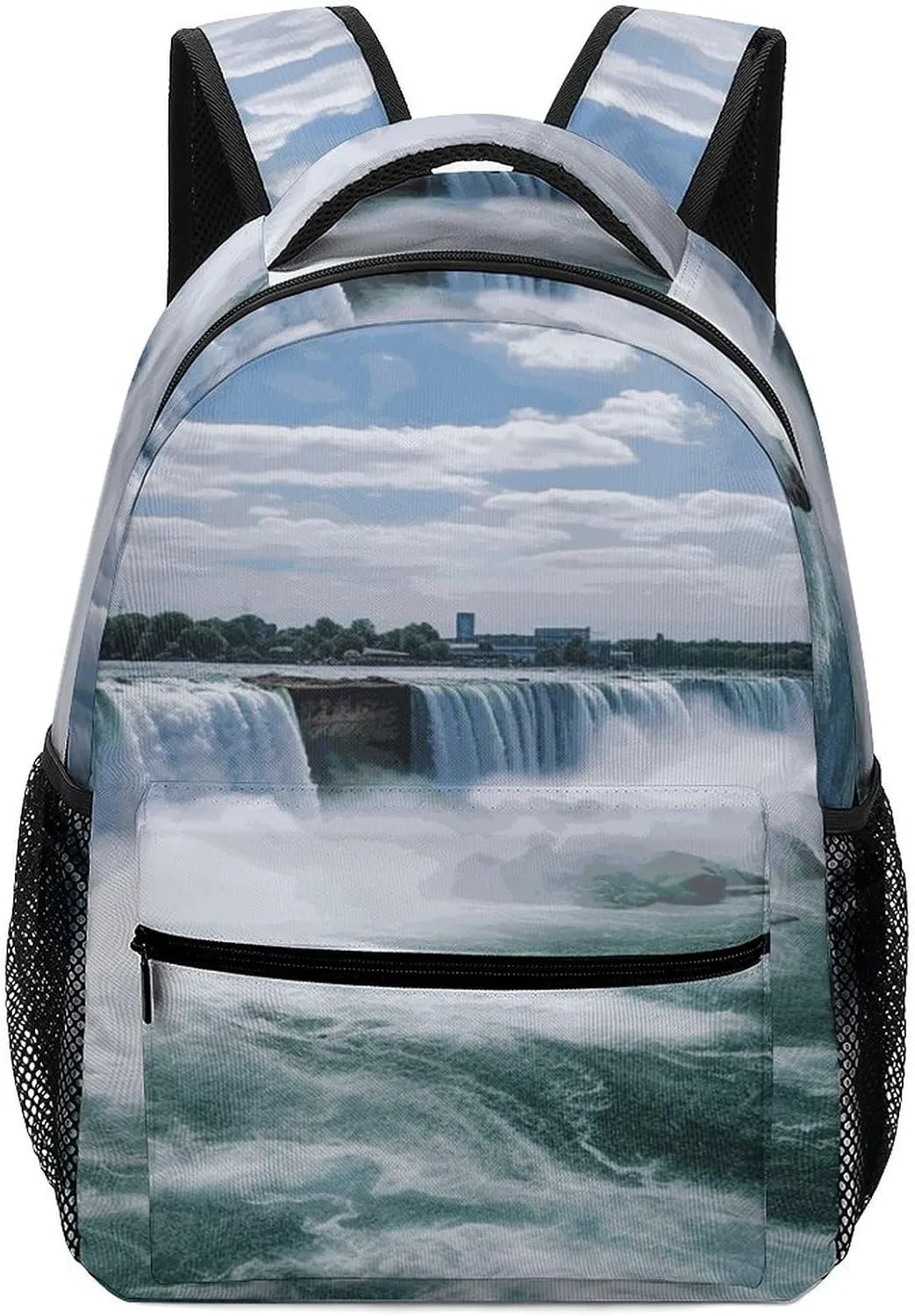 Small Backpacks Personalized Niagara Falls Printing Travel Bag Lightweight Travel Backpack For Women Men