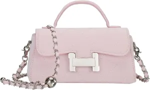 Small Crossbody Bag for Women, Purses for Women, Quilted Shoulder Bag with Pocket, Handbags with Removable Chain