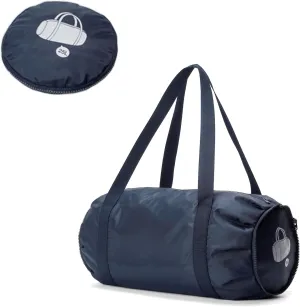 Small Gym Bag, Waterproof Overnight Weekender Bag with Capacity 25L Portable Shoulder Bag for Travel Sport Duffel Bag for Yoga Hiking Camping Trip (Navy)