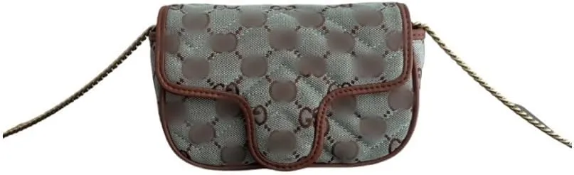 Small Quilted Crossbody Bag, Trendy Designer Shoulder Bag, Phone Wallet Purse for Women