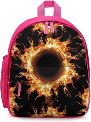 Solar Eclipse Pattern Unisex Small Backpack Lightweight Cute Shoulder Bag Travel Daypack