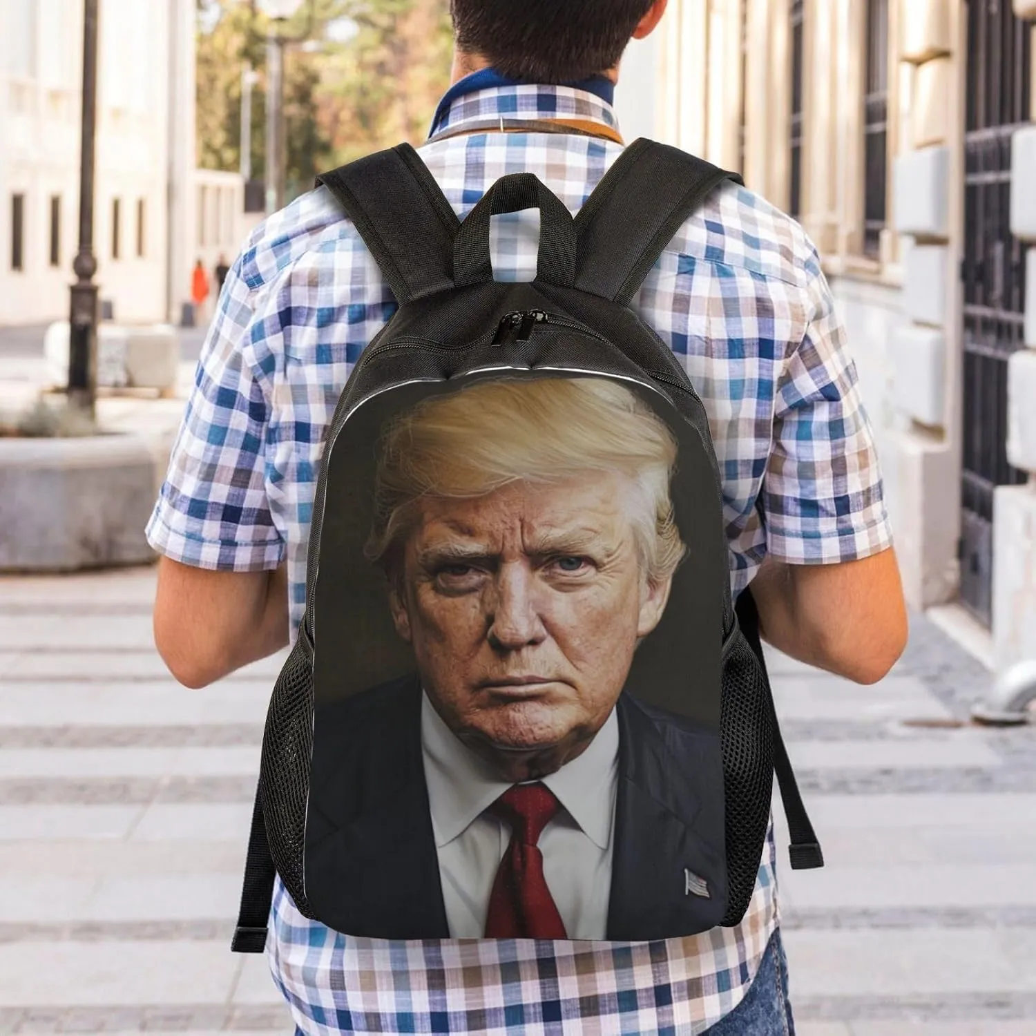 Strict Trump Backpack Waterproof Anti Theft Durable Light Laptop Bag Backpacks For Women Men Travel Gym Backpack