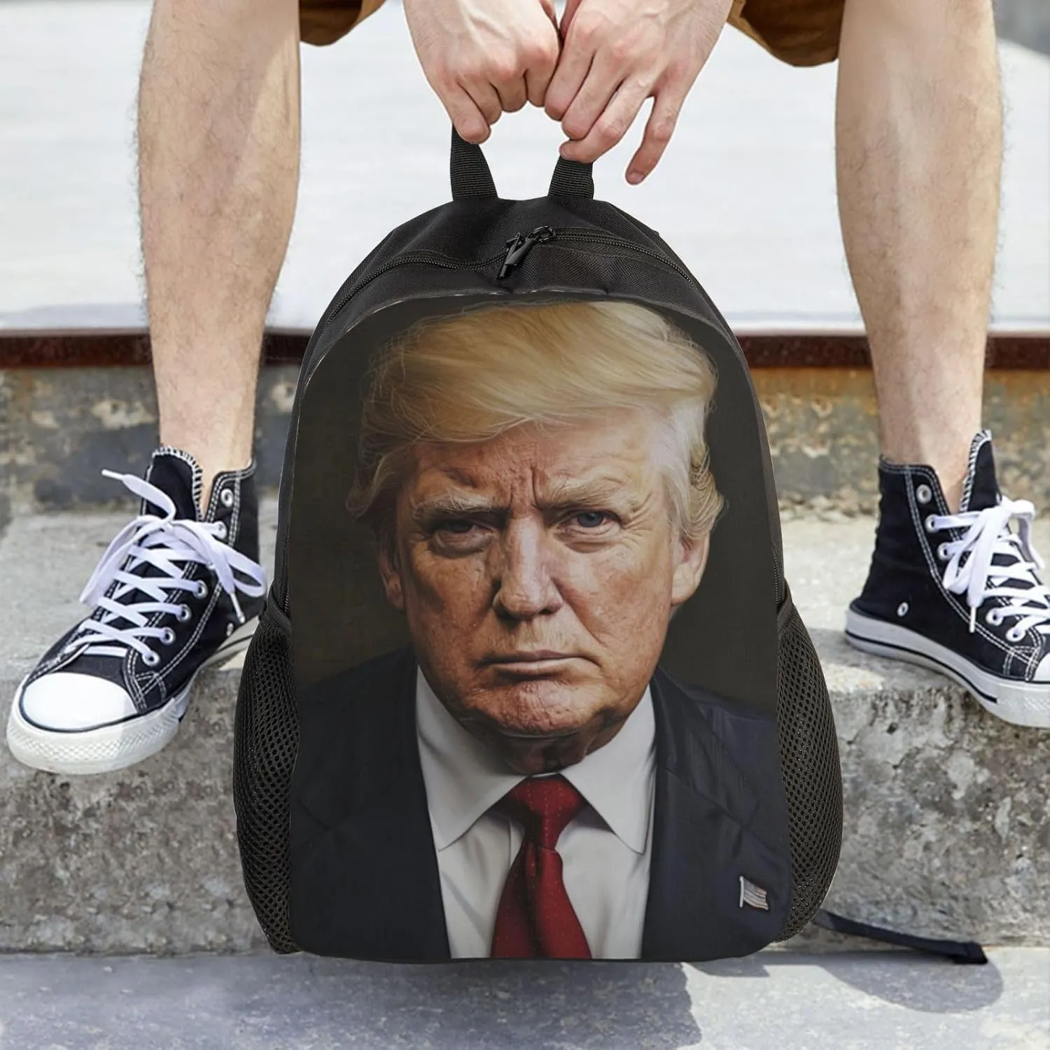 Strict Trump Backpack Waterproof Anti Theft Durable Light Laptop Bag Backpacks For Women Men Travel Gym Backpack