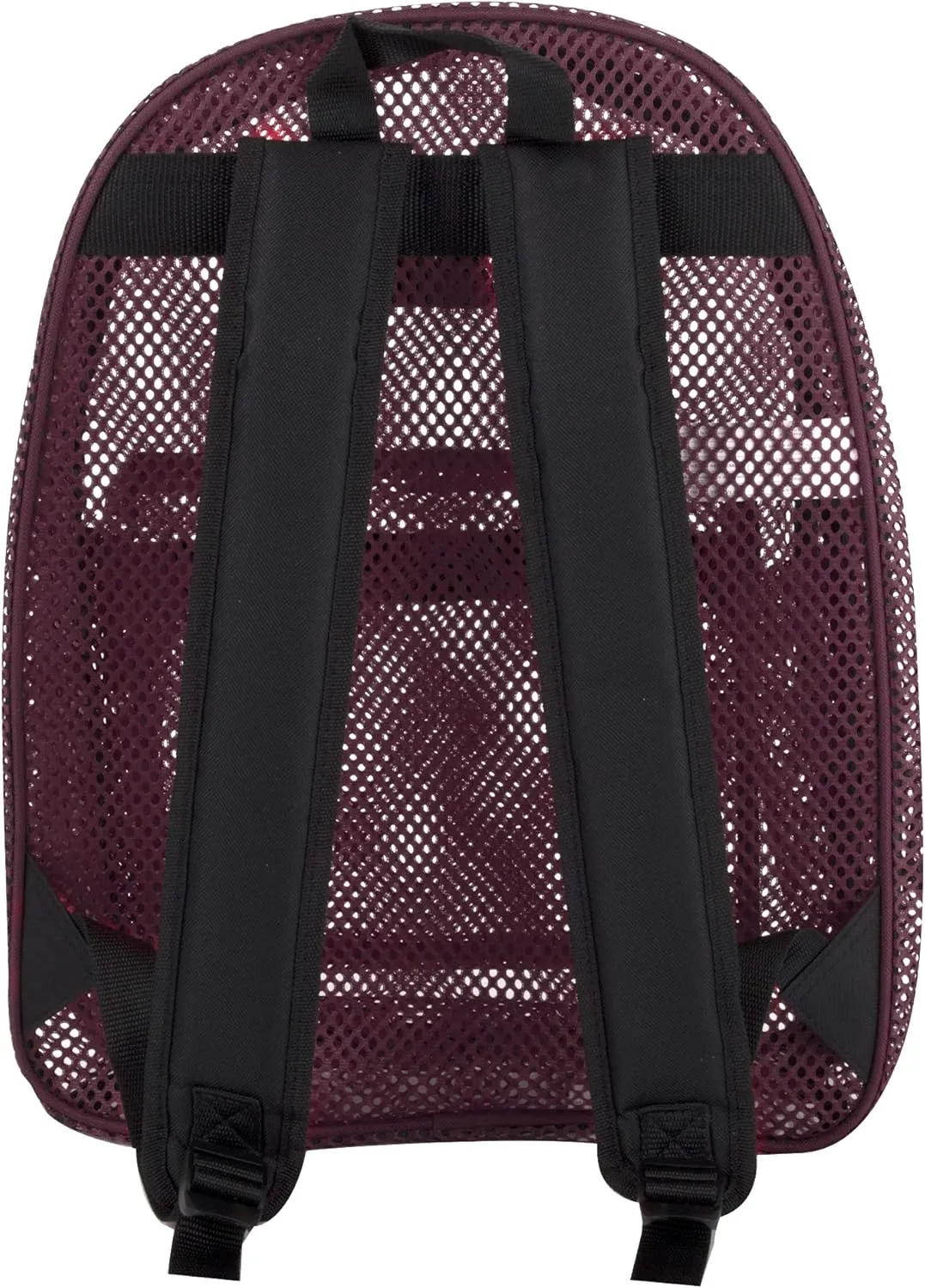 Summit Ridge Mesh Backpacks for Kids, Adults, School, Beach, and Travel, Colorful Transparent Mesh Backpacks with Padded Straps Large