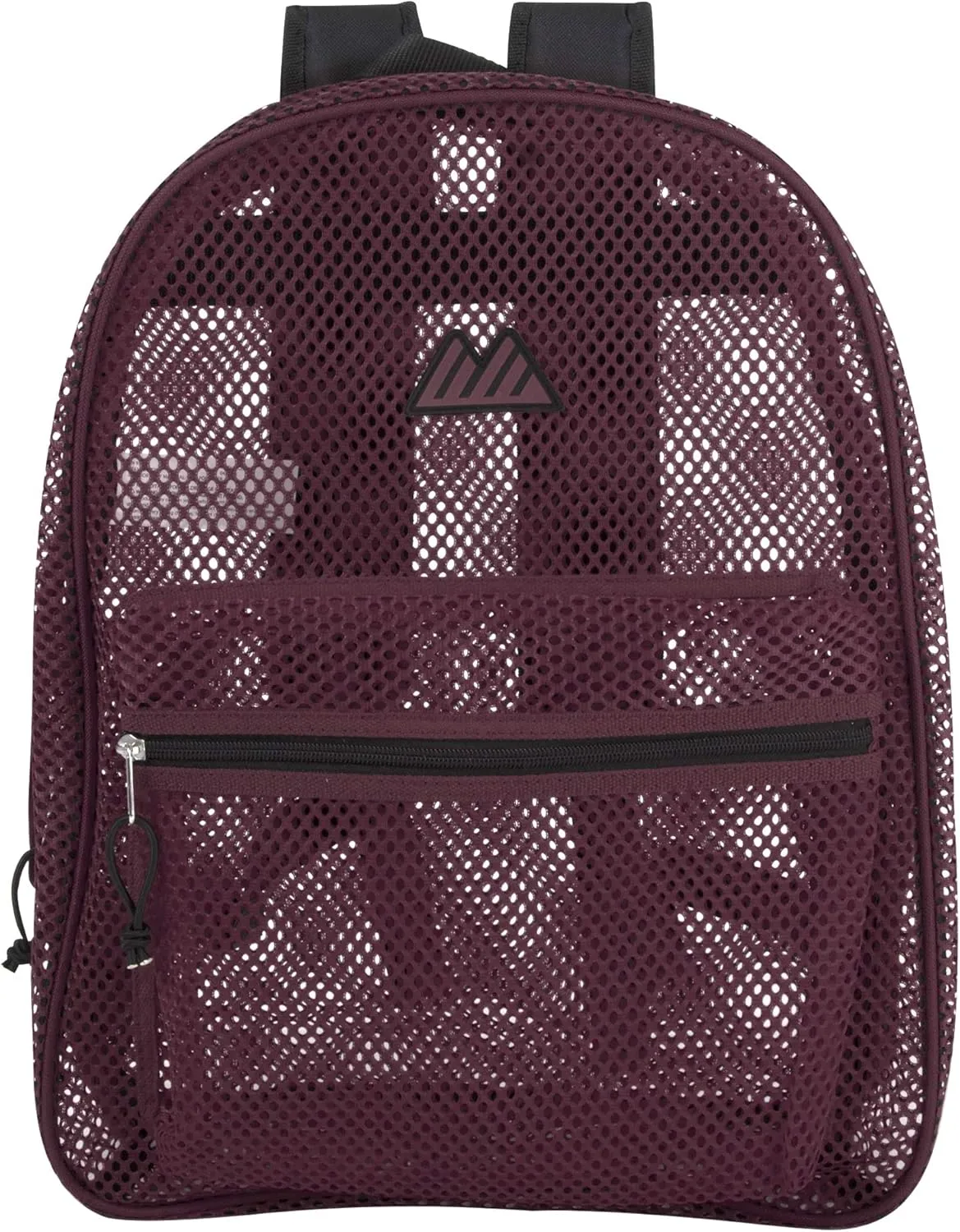 Summit Ridge Mesh Backpacks for Kids, Adults, School, Beach, and Travel, Colorful Transparent Mesh Backpacks with Padded Straps Large