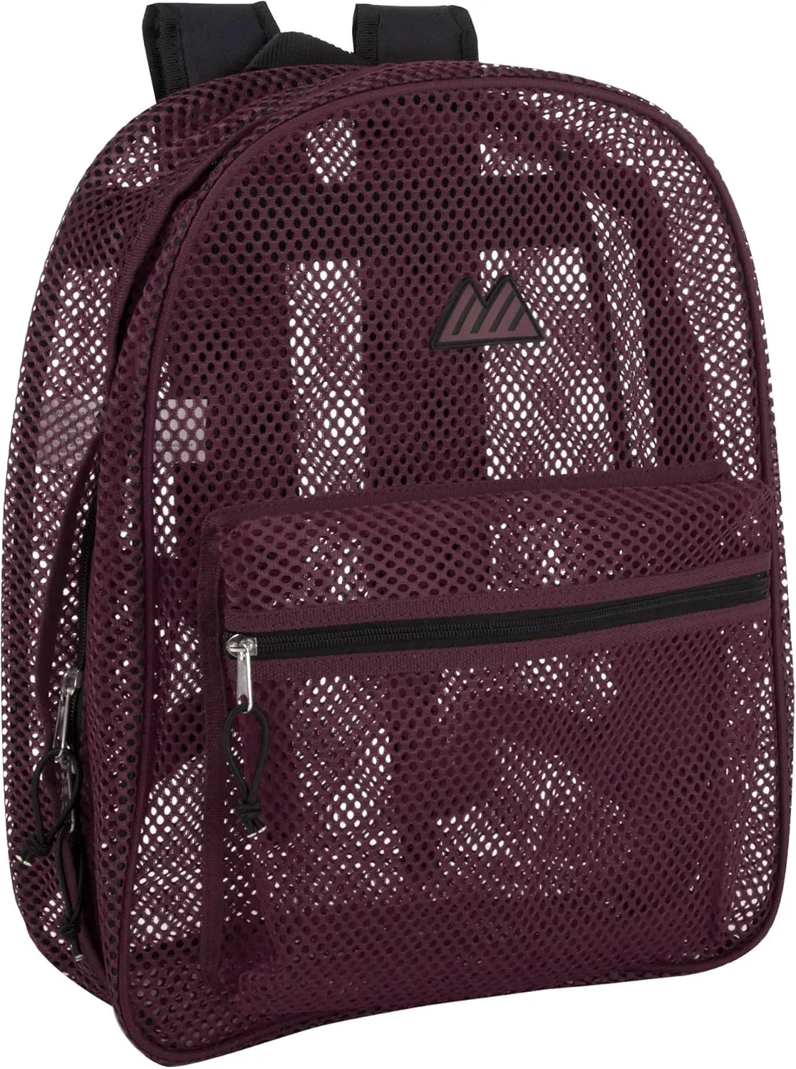 Summit Ridge Mesh Backpacks for Kids, Adults, School, Beach, and Travel, Colorful Transparent Mesh Backpacks with Padded Straps Large