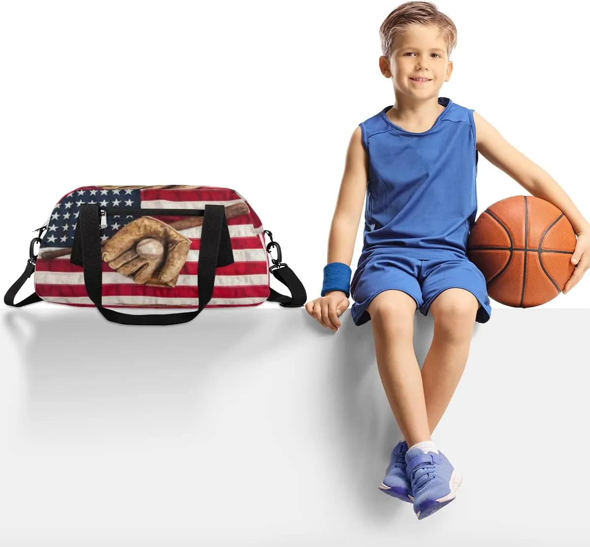 Sun Mars Venus Kids Overnighter Duffel Bags for Boys & Girls, Perfect for Sleepovers and Travel Duffel Bag for Kids, Carry-On Size & Ideal for School Practice or Sport Gym Bags