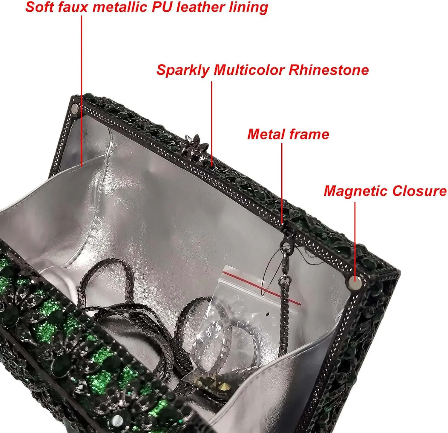 Sunflower Box Crystal Clutch Women Elegant Formal Wedding Bridal Evening Bags Flower Rhinestone Handbags Purse