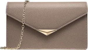 SWEETV Classic Envelope Clutch Purses for Women Elegant PU Leather Handbags for Evening, Weddings, Parties, and Formal Events
