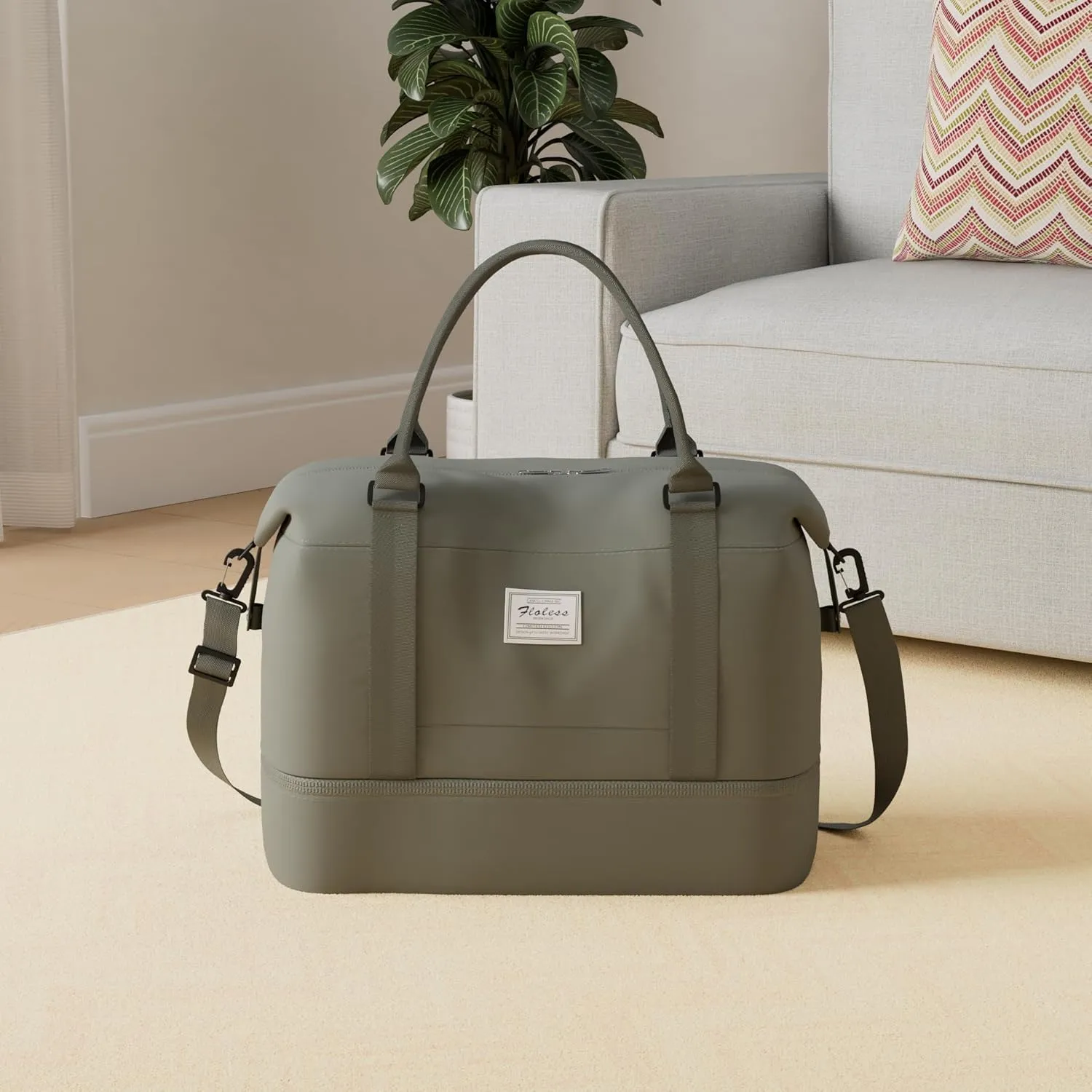 SYCNB Weekender Bags for Women,Personal Item Travel Bag with Shoes Compartment,Overnight Travel Duffel Bag,Gym Bag