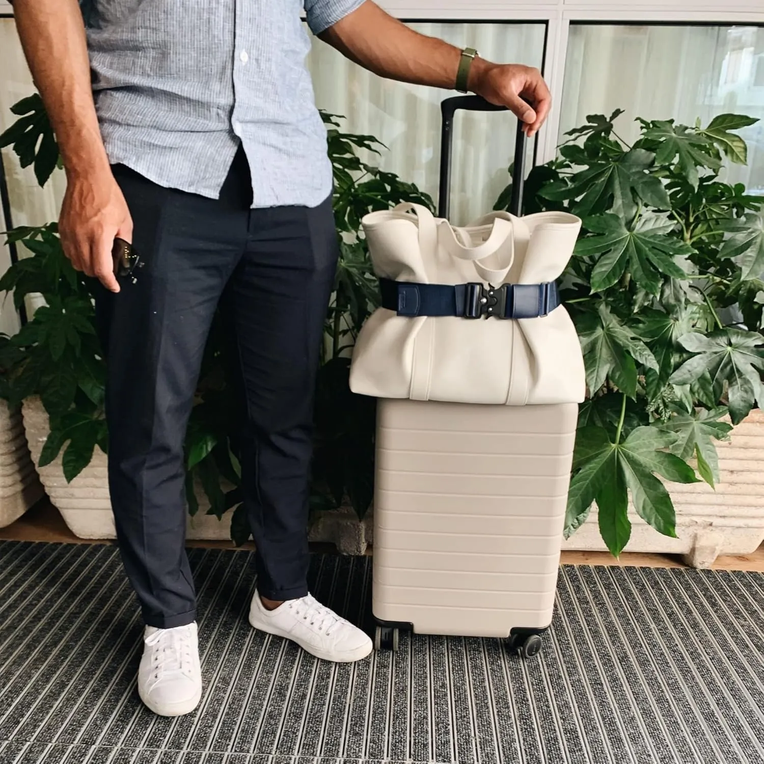 The Original Cincha Travel Belt for Luggage - Add a Bag Luggage Strap for Carry On Bag - Airport Travel Accessories for Women & Men - As Seen on Shark Tank