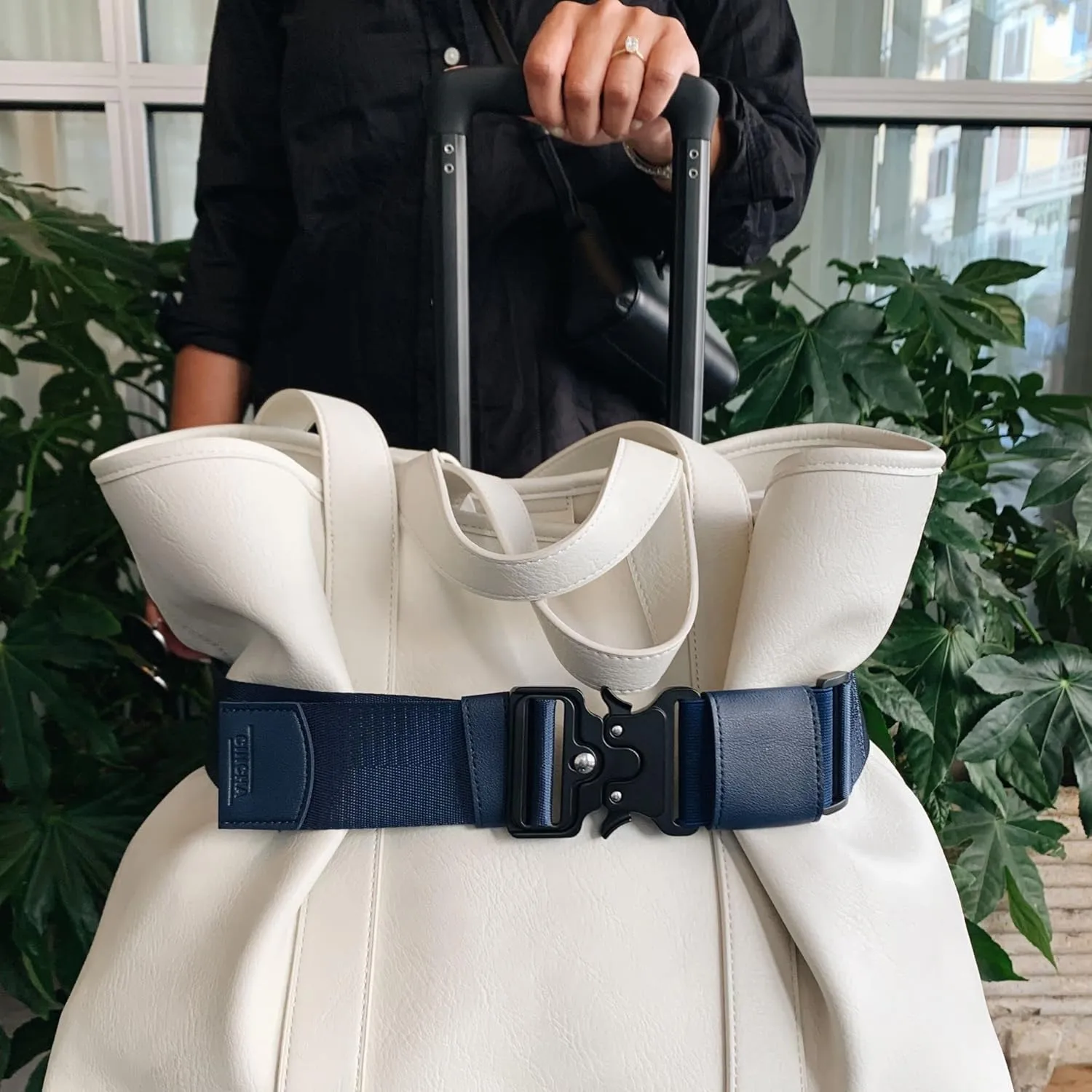 The Original Cincha Travel Belt for Luggage - Add a Bag Luggage Strap for Carry On Bag - Airport Travel Accessories for Women & Men - As Seen on Shark Tank