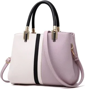 Top-handle Handbags Satchel for Women PU Leather Hobo Purse Elegant Crossbody Shoulder Bag Tote