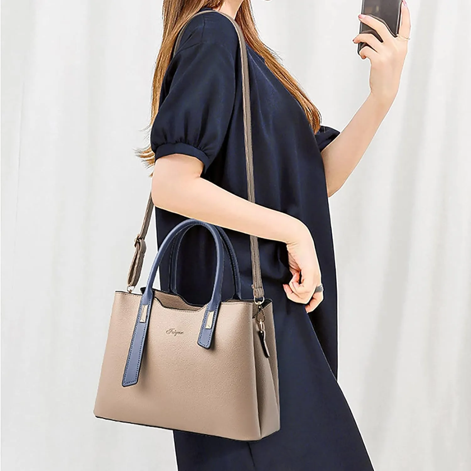 Tote Bag For Women Retro Hobo Handbags Woman Large Designer Ladies Bag Pocket Purse Leather For Daily Shopping Travel R