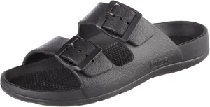 Totes Women's Everywear Adjustable Double Buckle Slide Sandal