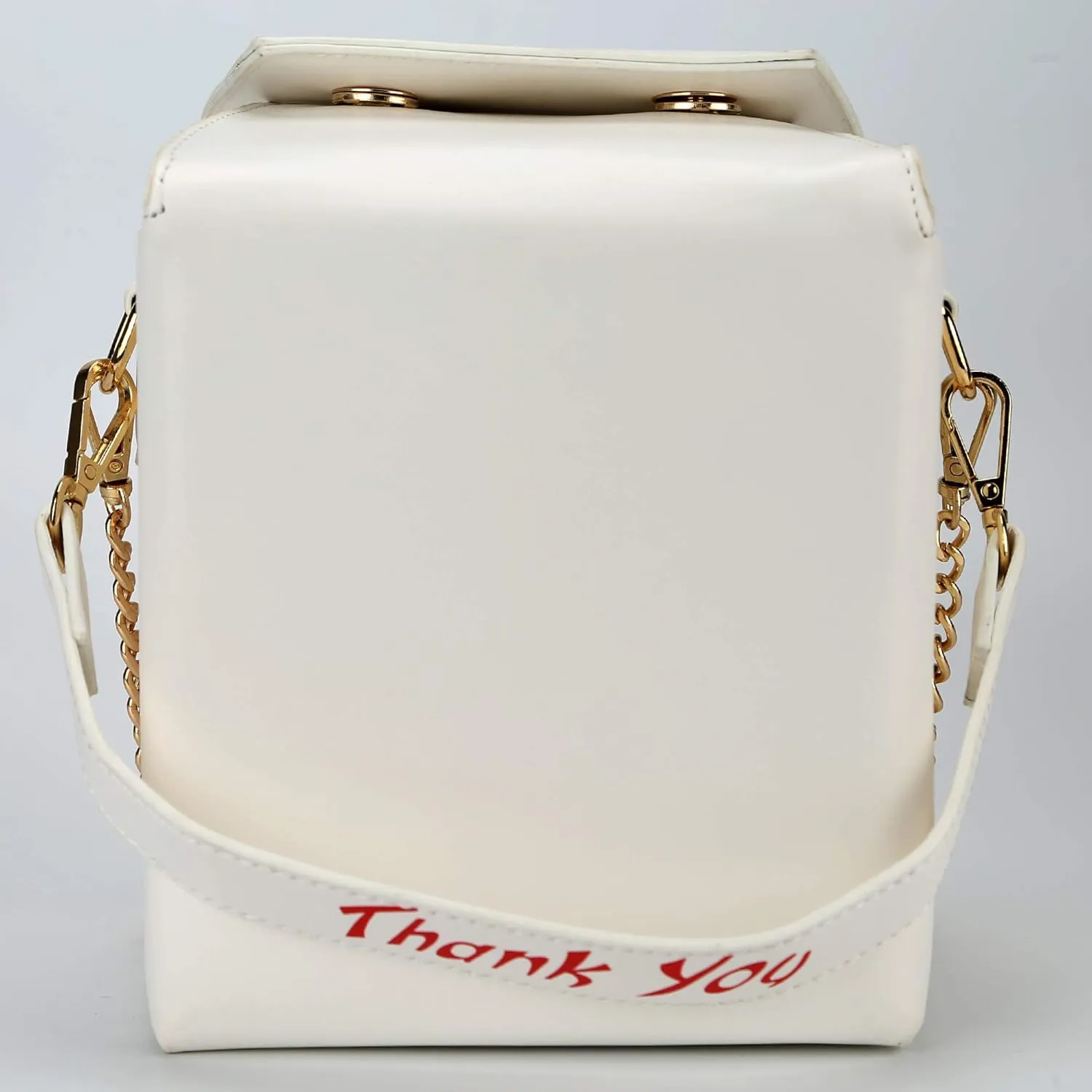 Tower Print Crossbody Shoulder Bag,Pu Chinese Takeout Box Totes Purse for Women