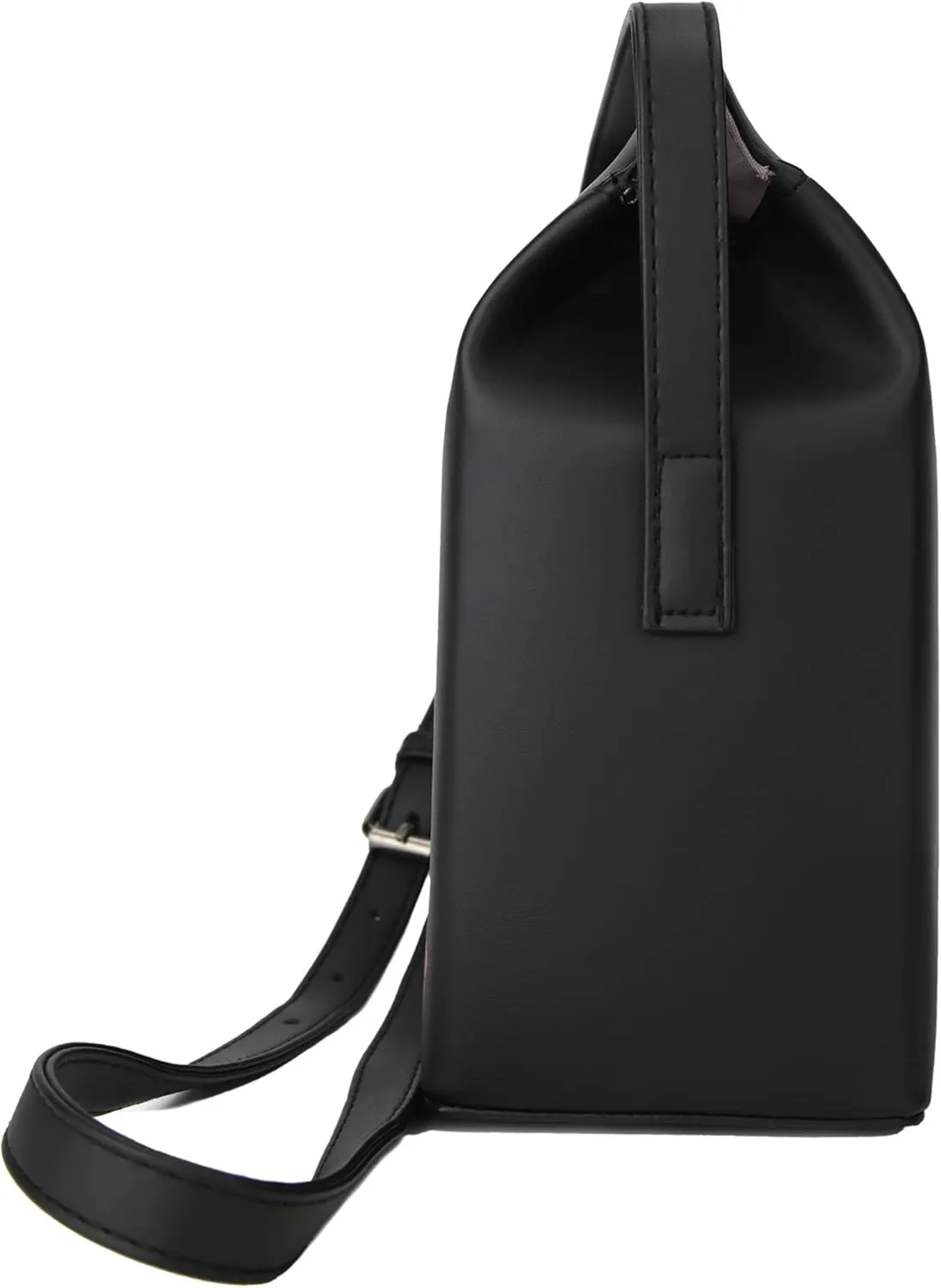Tower Print Crossbody Shoulder Bag,Pu Chinese Takeout Box Totes Purse for Women