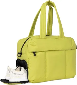 Travel Duffel Bag Down Duffel Bag Large Capacity Women Shoulder Bags Multifunctional Large Capacity Dry Wet Separation Hand Bag(Yellow)