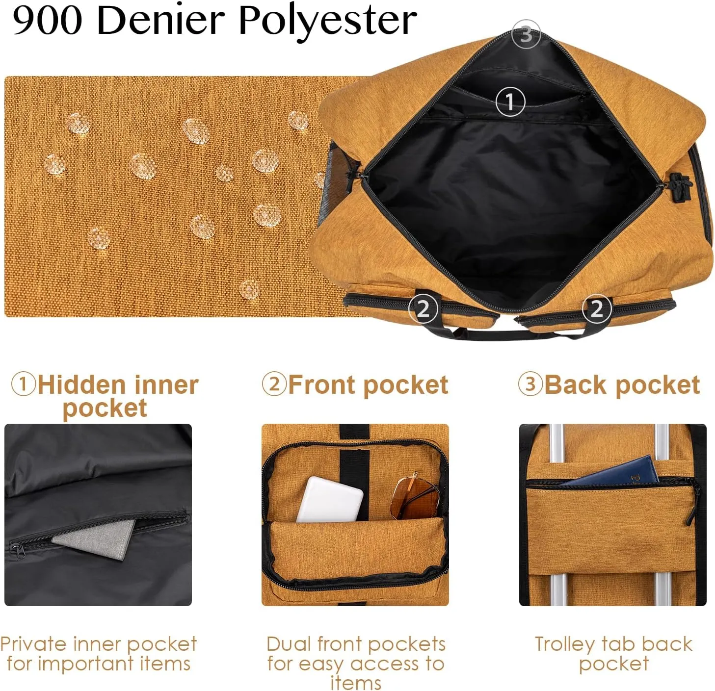 Travel Duffel Bags 65L,Gym Bag, Travel Bag, Duffle Bag for Men, Foldable Overnight Weekender Bags for Women & Men with Adjustable Shoulder Strap