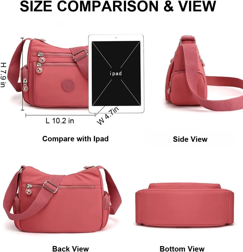 Trendy Crossbody Bags - Crossover Purse for Women, Over Shoulder Crossbody Bag