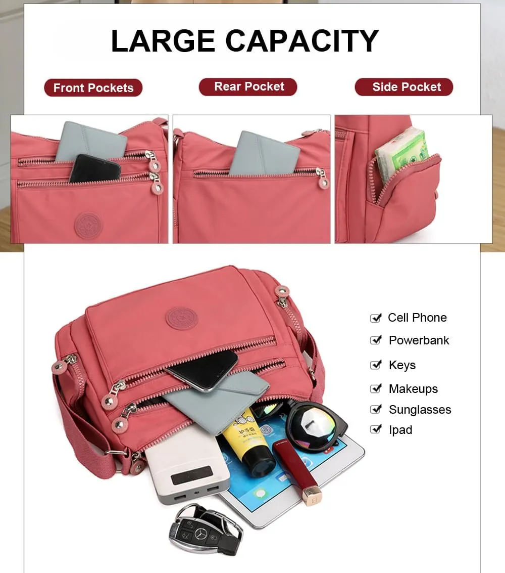 Trendy Crossbody Bags - Crossover Purse for Women, Over Shoulder Crossbody Bag