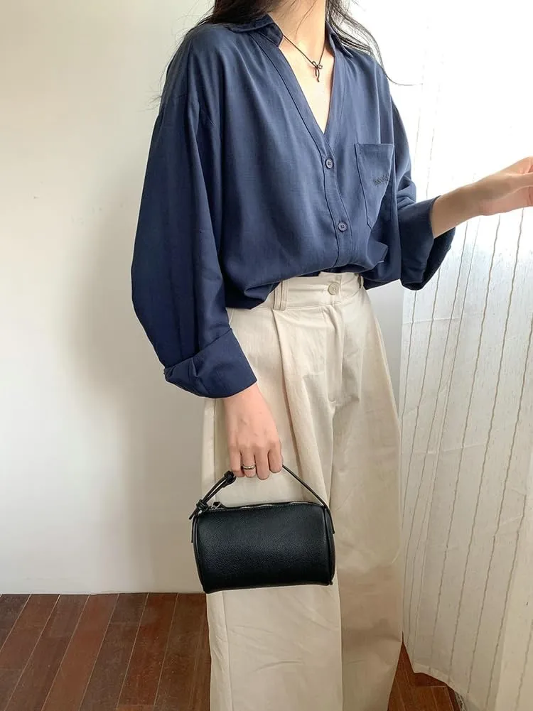 Trendy Underarm Handbag Women 2025 Spring Round Shoulder Bags Hobo Clutch Purse Top Handle Bag Tote Adjustable Strap