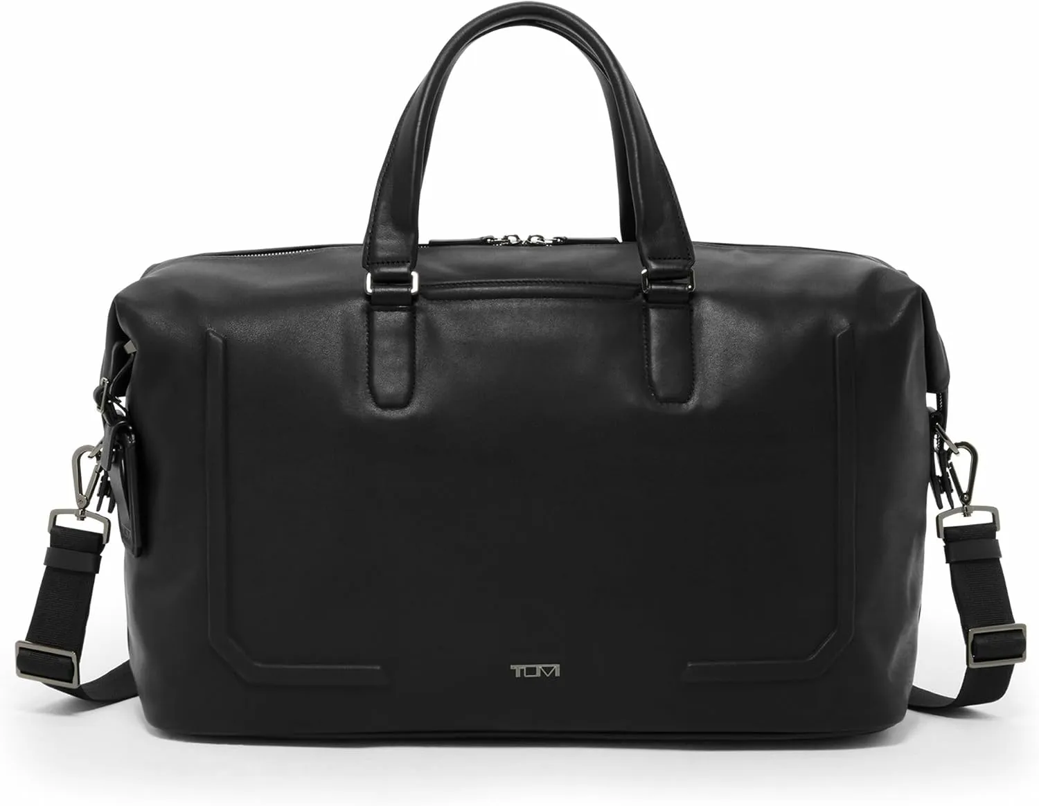 TUMI - Harrison Nelson Duffel - Business Travel Duffel - Convenient Travel Bag with Removable Shoulder Strap, Multiple Pockets - Black Bombe
