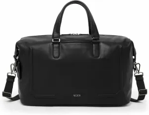 TUMI - Harrison Nelson Duffel - Business Travel Duffel - Convenient Travel Bag with Removable Shoulder Strap, Multiple Pockets - Black Bombe